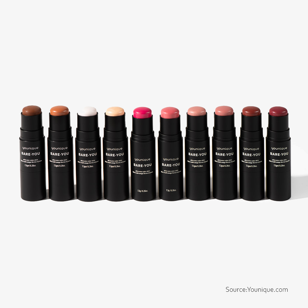 Stick multi-usage lèvres et joues BARE•YOU YOUNIQUE