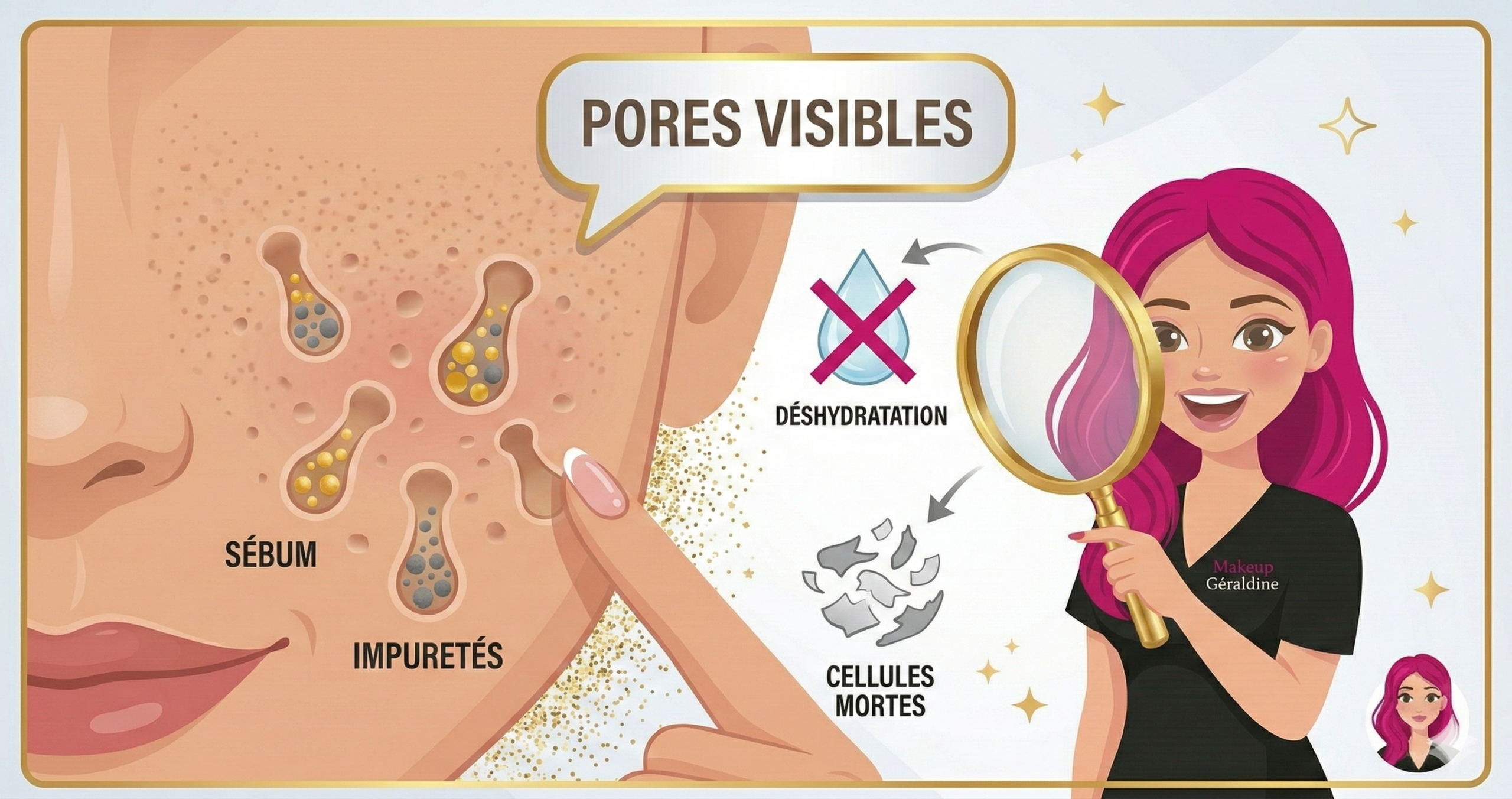 Pores de la peau