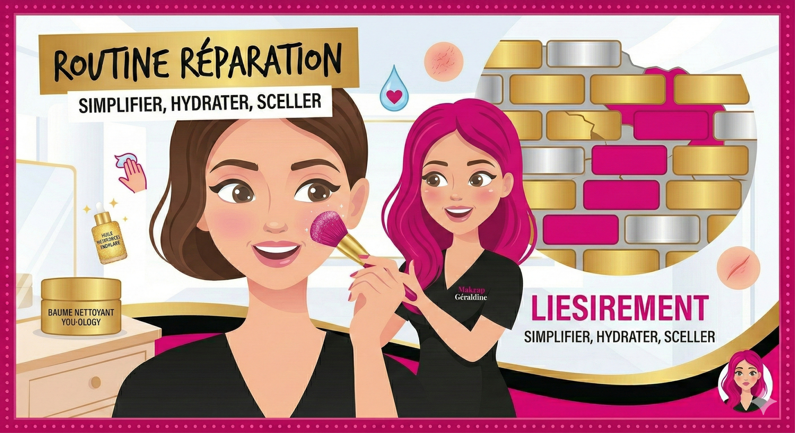 Routine Réparation Younique
