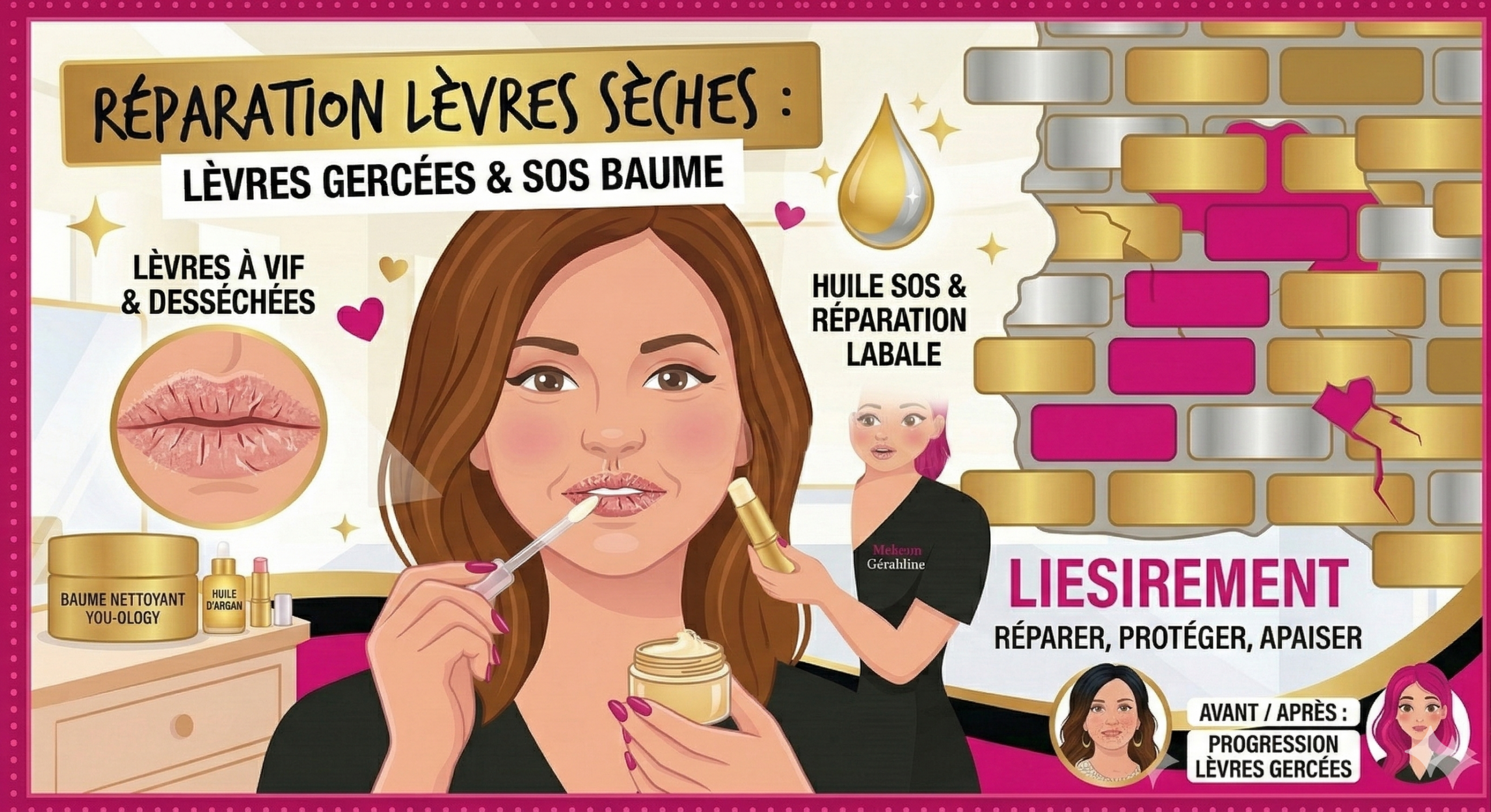 Baume lèvres maison : recette naturelle pour hydrater et réparer les lèvres
